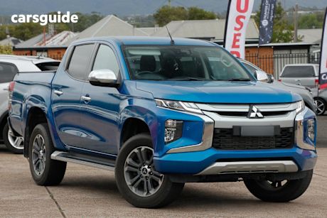 Blue 2021 Mitsubishi Triton Double Cab Pick Up Gls (4X4)