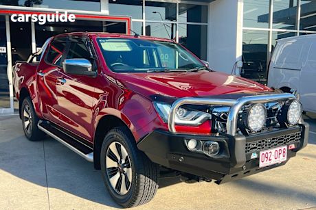 Red 2022 Isuzu D-MAX Crew Cab Utility Ls-U (4X4)