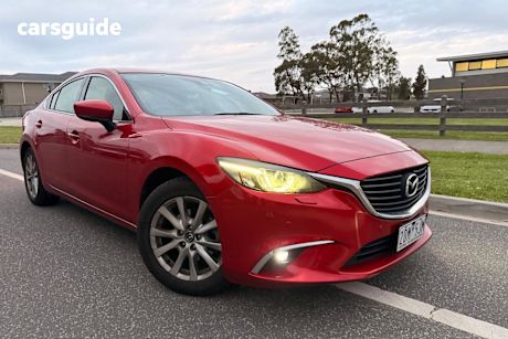 Red 2017 Mazda 6 Sedan Touring
