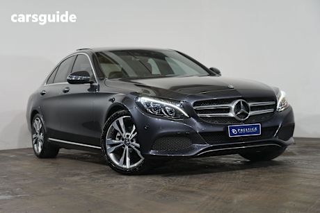 Grey 2016 Mercedes-Benz C200 Sedan