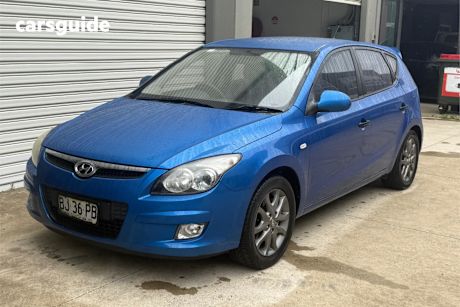 Blue 2010 Hyundai I30 Hatchback Sx