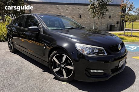 Black 2016 Holden Commodore Sedan Sv6 Black Pack