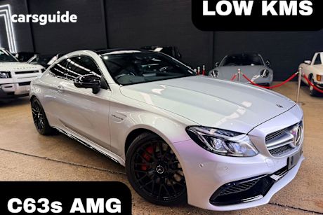 Silver 2017 Mercedes-Benz C63 Coupe S