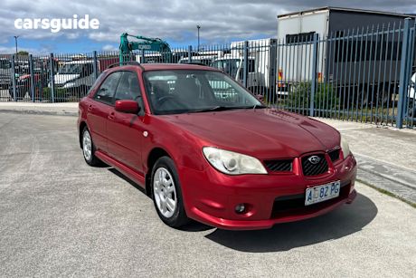 Red 2006 Subaru Impreza Hatchback 2.0I (Awd)