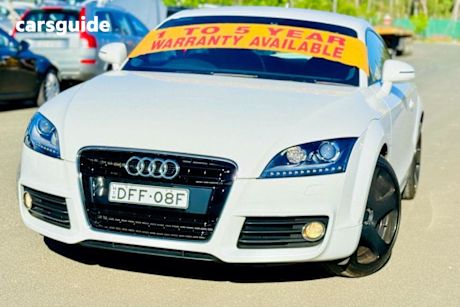 White 2013 Audi TT Coupe 1.8 Tfsi