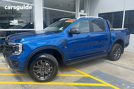 Blue 2024 Ford Ranger Double Cab Pick Up Wildtrak 2.0 (4X4)