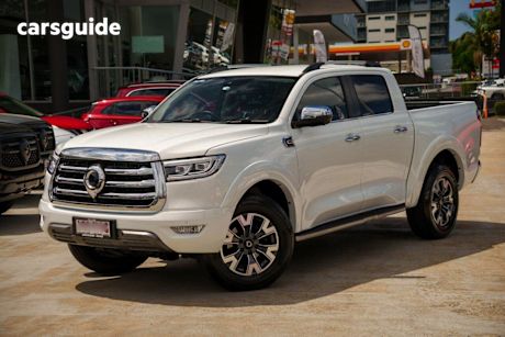 White 2024 GWM Cannon Dual Cab Utility Lux (4X4)