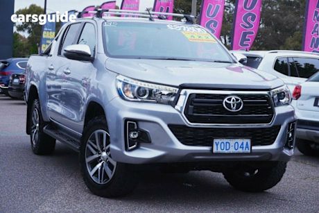 Grey 2018 Toyota Hilux Dual Cab Utility Sr5 Hi-Rider