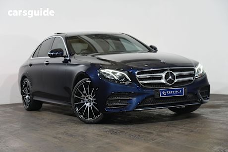Blue 2020 Mercedes-Benz E300 Saloon