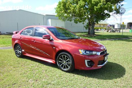 Red 2016 Mitsubishi Lancer Sedan Es Sport