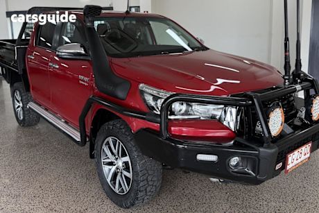 Red 2020 Toyota Hilux Double Cab Chassis Sr5 (4X4)