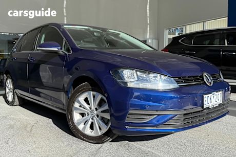 Blue 2019 Volkswagen Golf Hatchback 110 Tsi Trendline