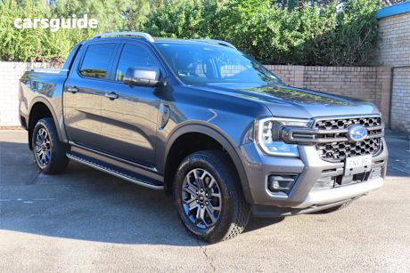 Grey 2022 Ford Ranger Double Cab Pick Up Wildtrak 3.0 (4X4)