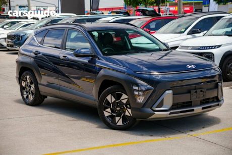 Blue 2025 Hyundai Kona Wagon Hybrid