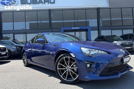 Blue 2017 Toyota 86 Coupe Gts