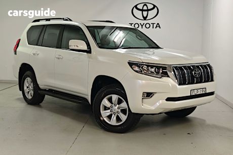 White 2018 Toyota Landcruiser Prado Wagon Gxl (4X4)