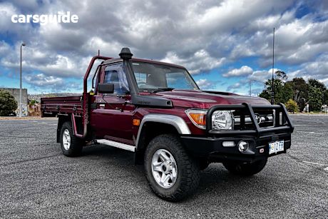 White 2022 Toyota Landcruiser Cab Chassis Gxl