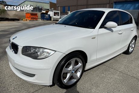 White 2008 BMW 1 Hatch 120D R