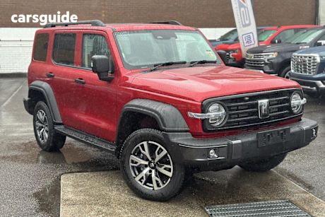 Red 2025 GWM Tank 300 Wagon Ultra Diesel