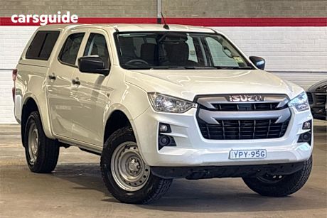 White 2022 Isuzu D-MAX Crew Cab Utility Sx (4X4)