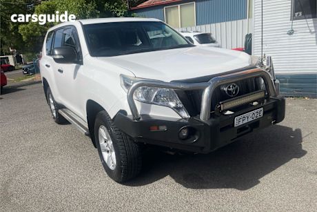 White 2016 Toyota Landcruiser Prado Wagon Gx (4X4)