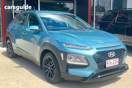 Blue 2020 Hyundai Kona Wagon Go (Fwd)