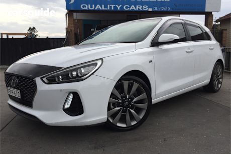 White 2017 Hyundai I30 Hatchback Sr (Sunroof)