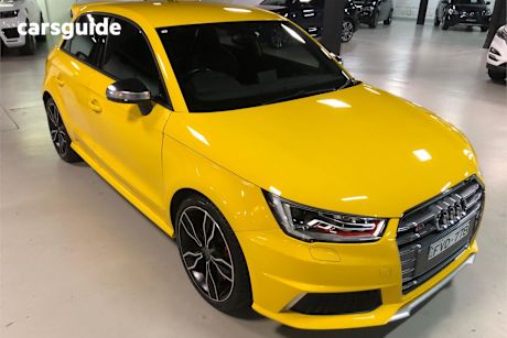 Yellow 2015 Audi S1 Hatchback Sportback 2.0 Tfsi Quattro