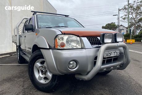 Silver 2003 Nissan Navara Dual Cab Pick-up St-R (4X4)