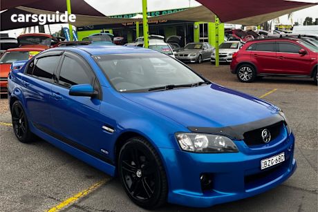 Blue 2010 Holden Commodore Sedan Sv6