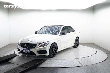 White 2016 Mercedes-Benz C43 Sedan