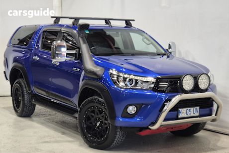 Blue 2016 Toyota Hilux Dual Cab Utility Sr5 (4X4)