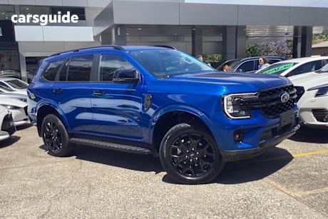 Blue 2024 Ford Everest Wagon Sport (4Wd)