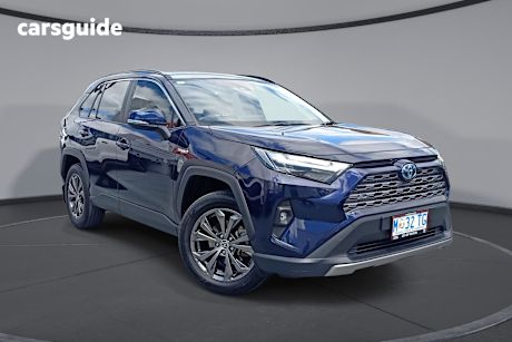Blue 2024 Toyota RAV4 Wagon Gxl (2Wd) Hybrid