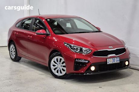 Red 2020 Kia Cerato Hatchback S