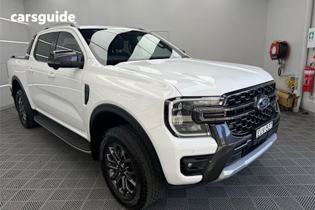 White 2022 Ford Ranger Double Cab Pick Up Wildtrak 3.0 (4X4)
