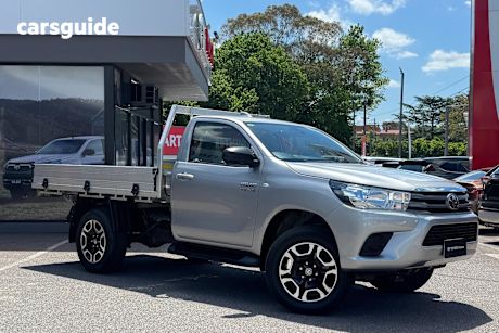 Silver 2023 Toyota Hilux Cab Chassis Sr (4X4)