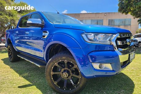 Blue 2018 Ford Ranger Dual Cab Utility Xlt 3.2 (4X4)