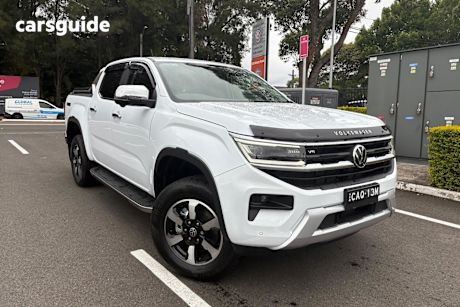 White 2024 Volkswagen Amarok Dual Cab Utility Style Tdi600 4Motion