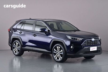 Blue 2020 Toyota RAV4 Wagon Gx 2Wd Hybrid