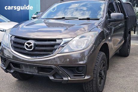 Brown 2018 Mazda BT-50 Freestyle Cab Chassis Xt (4X2) (5Yr)