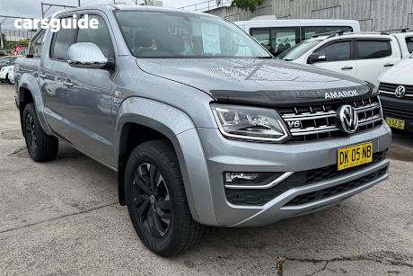 Silver 2022 Volkswagen Amarok Dual Cab Utility Tdi580 Highline 4Motion