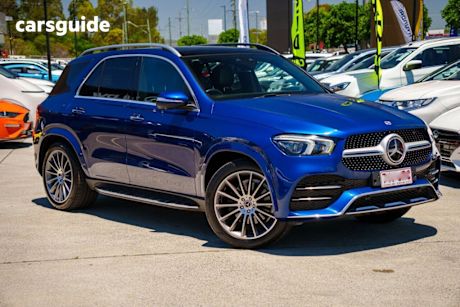Blue 2021 Mercedes-Benz GLE400 Wagon D 4Matic