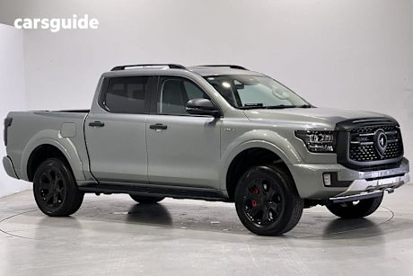 Grey 2025 GWM Cannon Alpha Dual Cab Utility Ultra Phev (4X4)