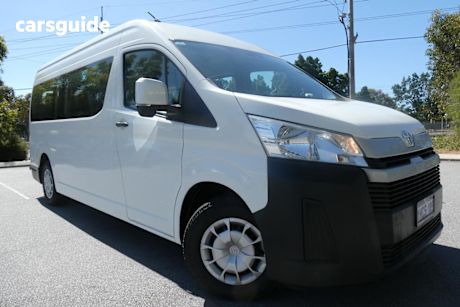 White 2020 Toyota HiAce Bus Slwb Commuter (12 Seats)
