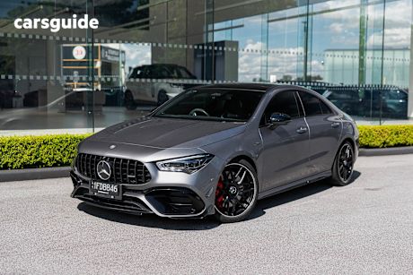 Grey 2024 Mercedes-Benz CLA45 Coupe S 4Matic+