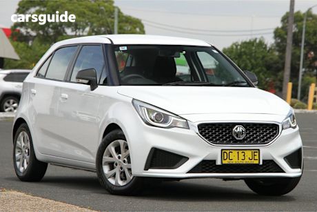 White 2021 MG MG3 Hatchback Core