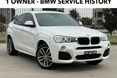 White 2015 BMW X4 Coupe XDRIVE 20I F26 MY15