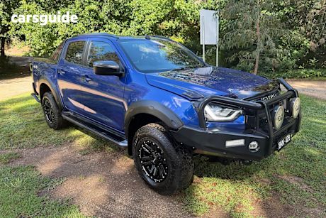 Blue 2021 Isuzu D-MAX Crew Cab Utility X-Terrain (4X4)