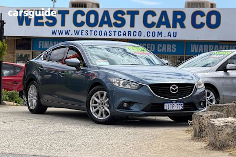 Blue 2013 Mazda 6 Sedan Sport